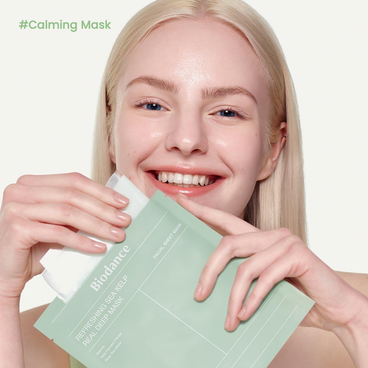 BIODANCE Bio-Collagen Real Deep Mask, Hydrating Overnight Hydrogel Mask, Pore Minimizing, Elasticity Improvement, 34g x4ea