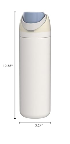 Owala Kids FreeSip Insulated Stainless Steel Water Bottle with Straw for Sports, Travel, and School, BPA-Free Sports Water Bottle, 16 oz, Celestial Sphere