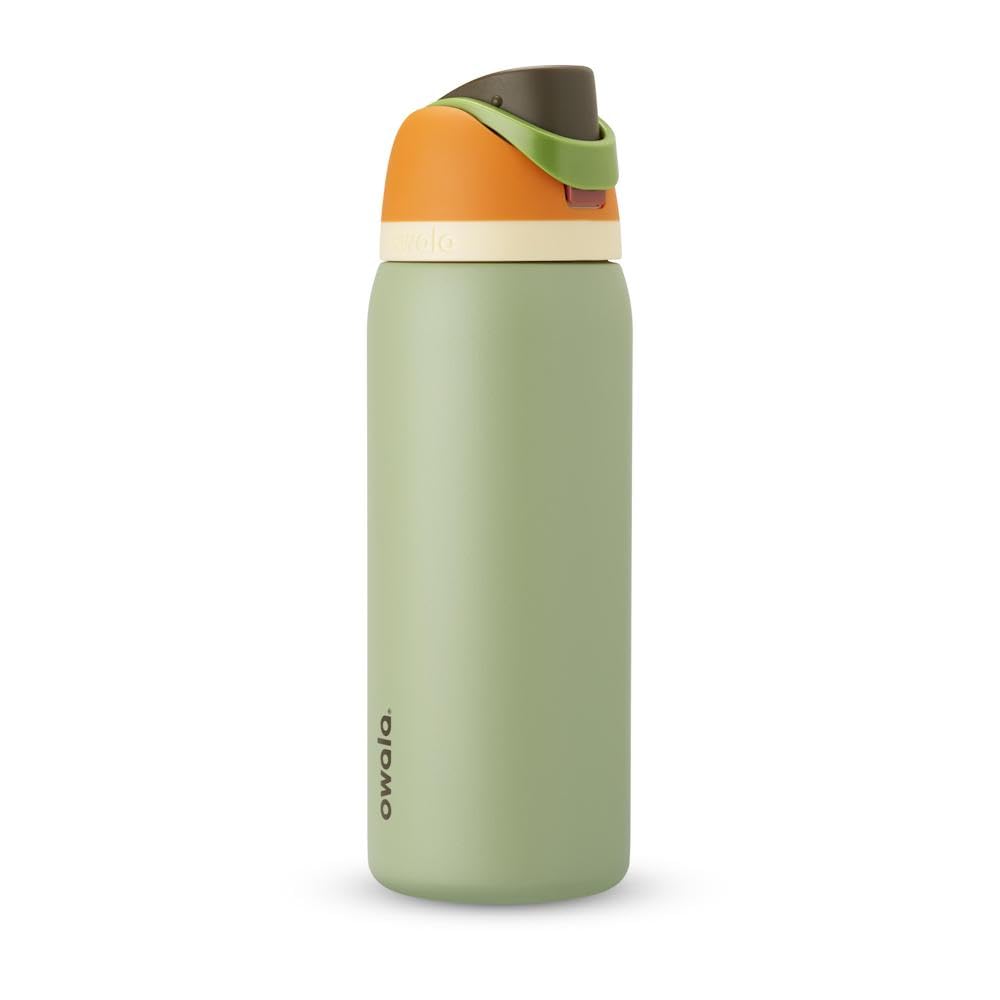 Owala Kids FreeSip Insulated Stainless Steel Water Bottle with Straw for Sports, Travel, and School, BPA-Free Sports Water Bottle, 16 oz, Celestial Sphere
