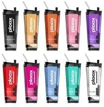 Ploox X Party Cup Electric Portable Hookah Transparent | Transparent Electric Hookah with LED Lights | Portable USB-C Rechargeable Hookah Cup | Modern Party Hookah Transparent Design | All-in-One Electric Shisha Cup Transparent