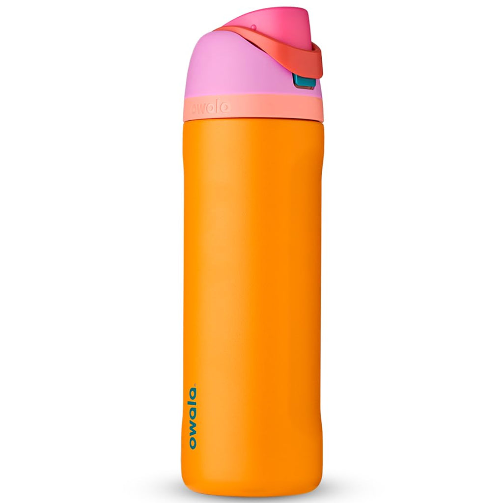 Owala Kids FreeSip Insulated Stainless Steel Water Bottle with Straw for Sports, Travel, and School, BPA-Free Sports Water Bottle, 16 oz, Celestial Sphere