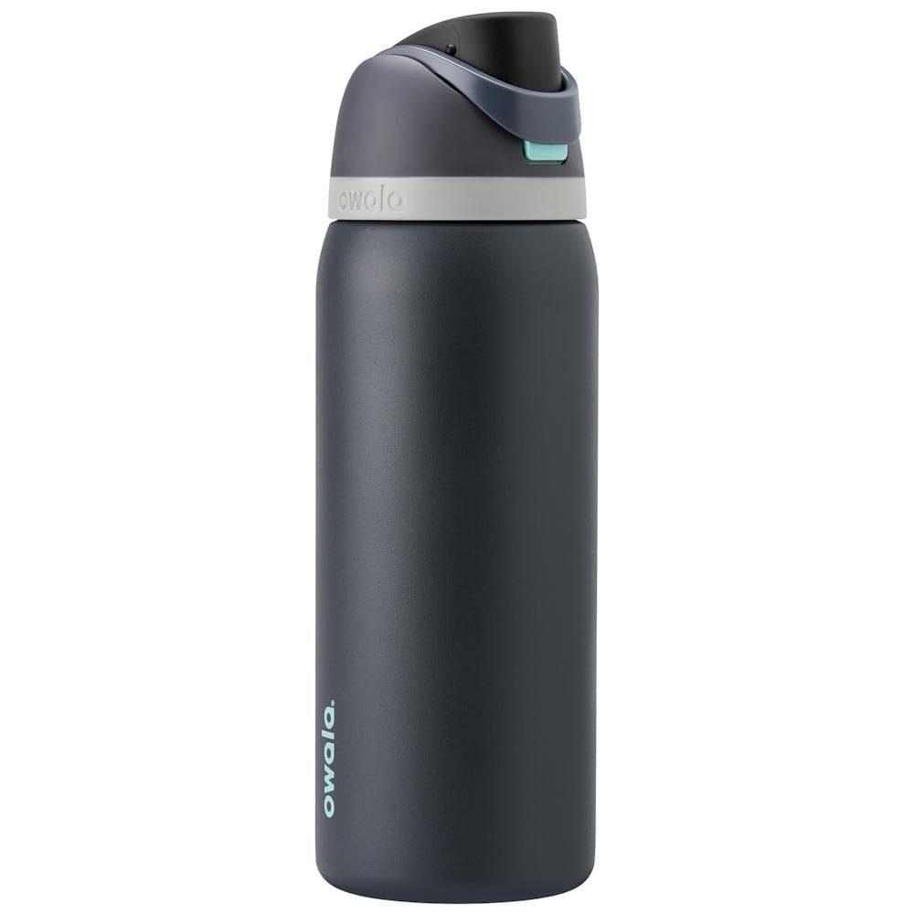 Owala Kids FreeSip Insulated Stainless Steel Water Bottle with Straw for Sports, Travel, and School, BPA-Free Sports Water Bottle, 16 oz, Celestial Sphere