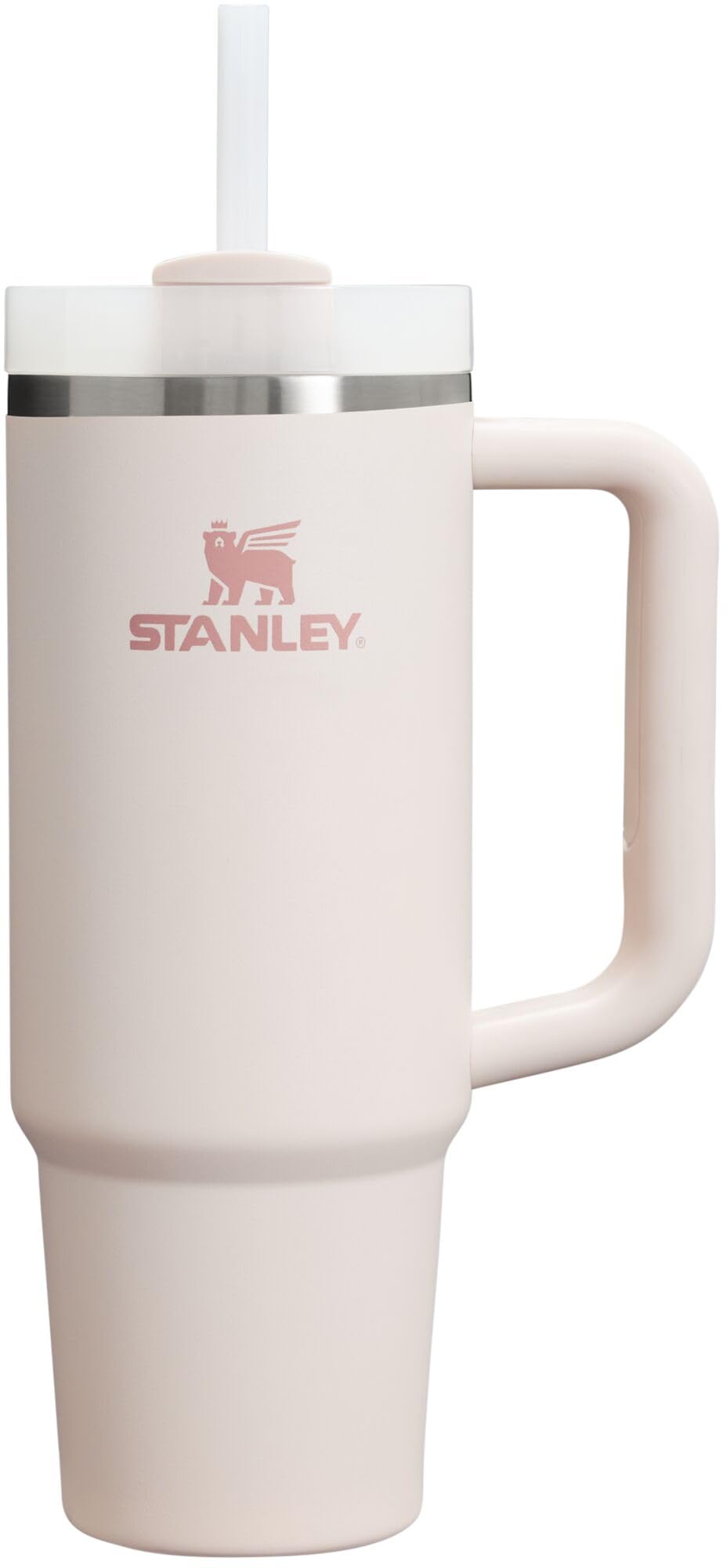 Stanley Quencher H2.0 Tumbler with Handle and Straw 30 oz | Flowstate 3-Position Lid | Cup Holder Compatible for Travel | Insulated Stainless Steel Cup | BPA-Free | Cherry Blossom