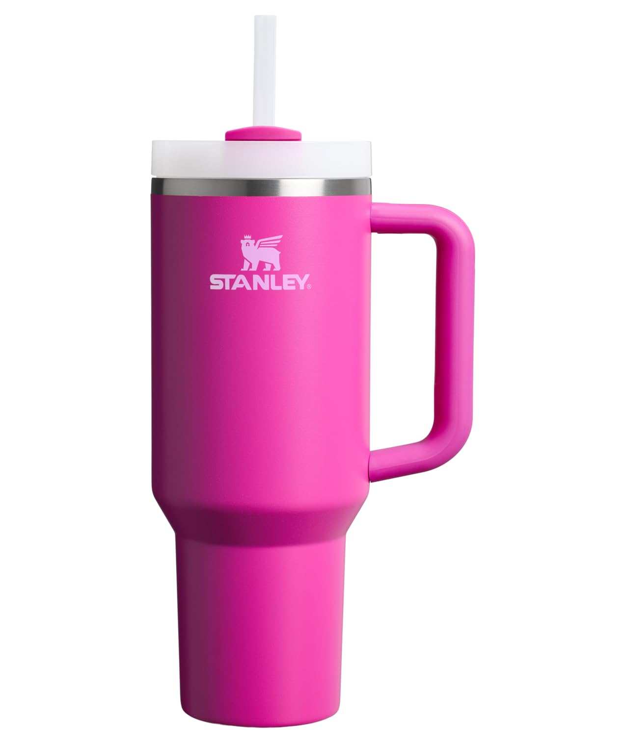Stanley Quencher H2.0 Tumbler with Handle and Straw 30 oz | Flowstate 3-Position Lid | Cup Holder Compatible for Travel | Insulated Stainless Steel Cup | BPA-Free | Cherry Blossom