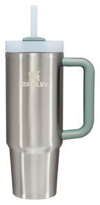Stanley Quencher H2.0 Tumbler with Handle and Straw 30 oz | Flowstate 3-Position Lid | Cup Holder Compatible for Travel | Insulated Stainless Steel Cup | BPA-Free | Cherry Blossom