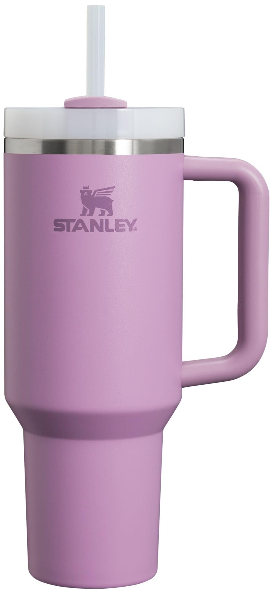 Stanley Quencher H2.0 Tumbler with Handle and Straw 30 oz | Flowstate 3-Position Lid | Cup Holder Compatible for Travel | Insulated Stainless Steel Cup | BPA-Free | Cherry Blossom