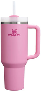Stanley Quencher H2.0 Tumbler with Handle and Straw 30 oz | Flowstate 3-Position Lid | Cup Holder Compatible for Travel | Insulated Stainless Steel Cup | BPA-Free | Cherry Blossom