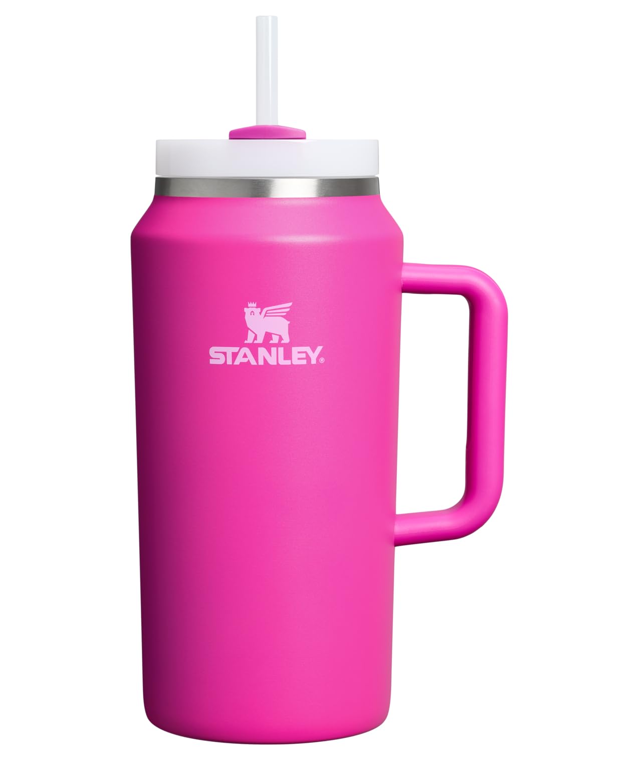 Stanley Quencher H2.0 Tumbler with Handle and Straw 30 oz | Flowstate 3-Position Lid | Cup Holder Compatible for Travel | Insulated Stainless Steel Cup | BPA-Free | Cherry Blossom