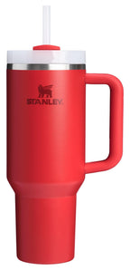 Stanley Quencher H2.0 Tumbler with Handle and Straw 30 oz | Flowstate 3-Position Lid | Cup Holder Compatible for Travel | Insulated Stainless Steel Cup | BPA-Free | Cherry Blossom