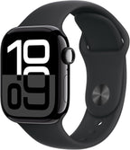 Apple Watch Series 10 [GPS 42mm case] Smartwatch with Rose Gold Aluminium Case with Light Blush Sport Band - S/M. Fitness Tracker, ECG App, Always-On Retina Display, Water Resistant