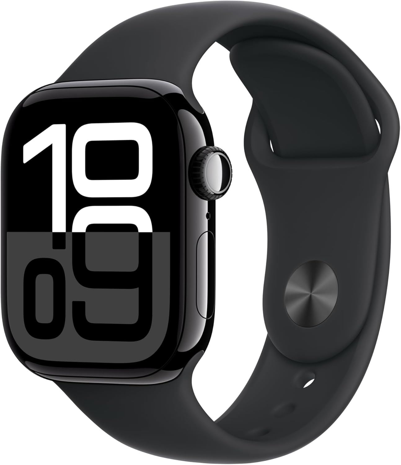 Apple Watch Series 10 [GPS 42mm case] Smartwatch with Rose Gold Aluminium Case with Light Blush Sport Band - S/M. Fitness Tracker, ECG App, Always-On Retina Display, Water Resistant