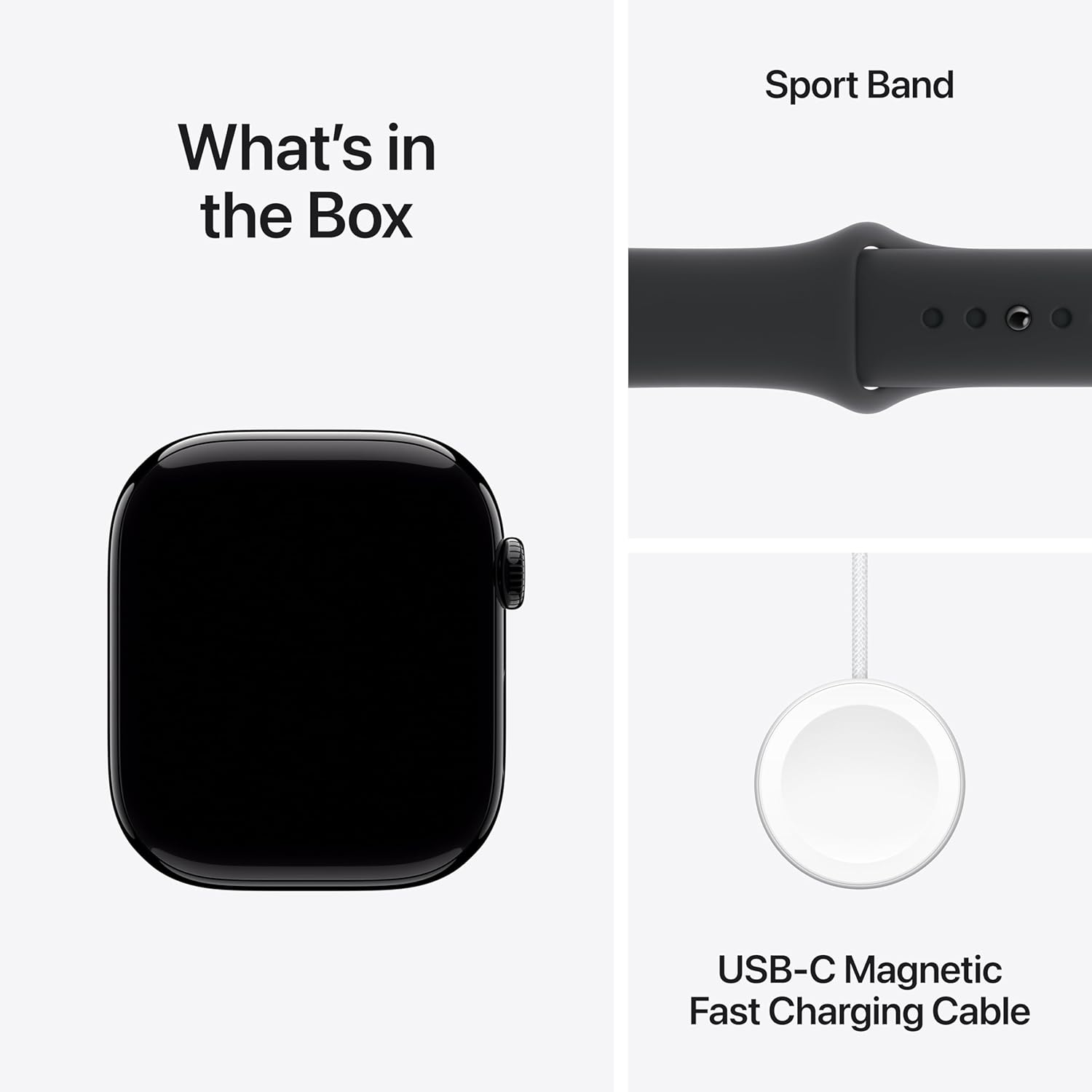 Apple Watch Series 10 [GPS 42mm case] Smartwatch with Rose Gold Aluminium Case with Light Blush Sport Band - S/M. Fitness Tracker, ECG App, Always-On Retina Display, Water Resistant