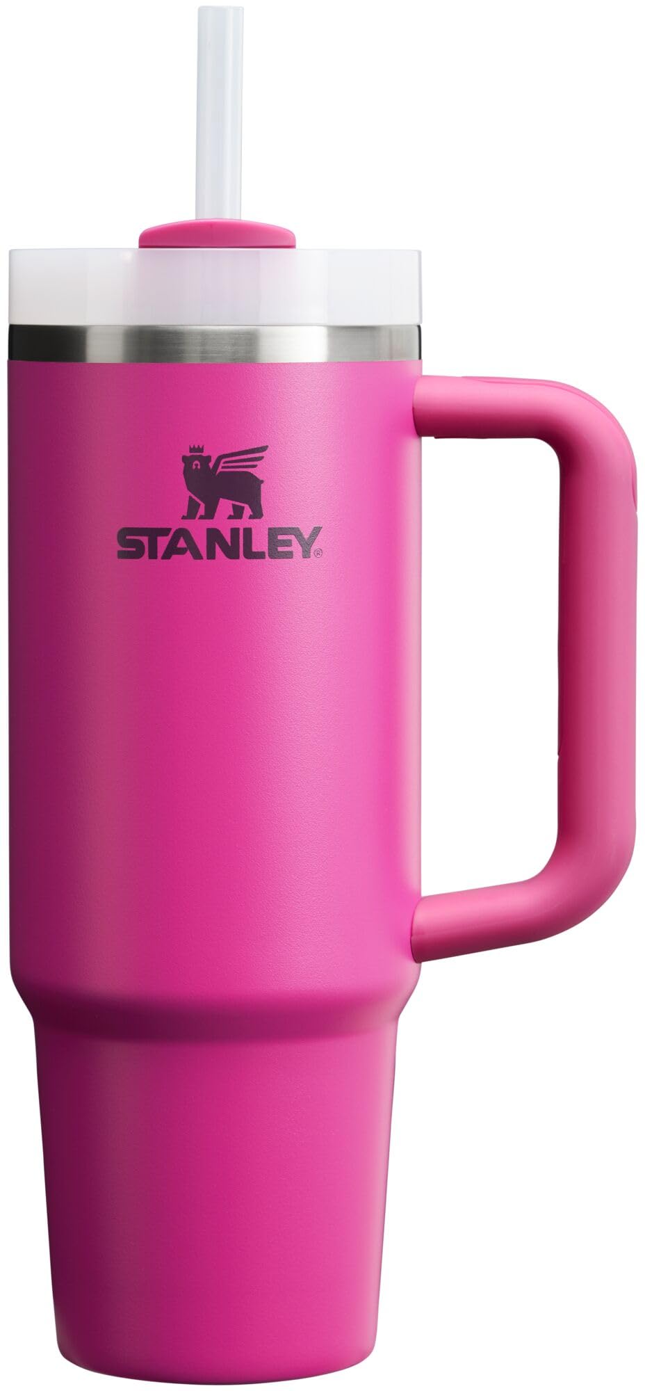 Stanley Quencher H2.0 Tumbler with Handle and Straw 30 oz | Flowstate 3-Position Lid | Cup Holder Compatible for Travel | Insulated Stainless Steel Cup | BPA-Free | Cherry Blossom