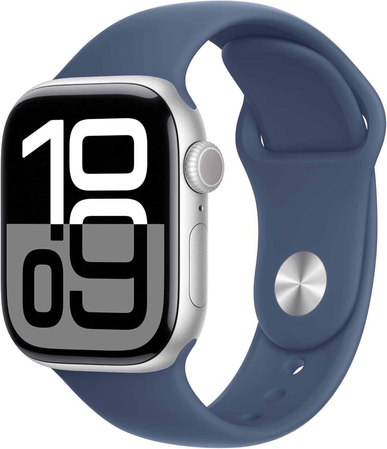 Apple Watch Series 10 [GPS 42mm case] Smartwatch with Rose Gold Aluminium Case with Light Blush Sport Band - S/M. Fitness Tracker, ECG App, Always-On Retina Display, Water Resistant