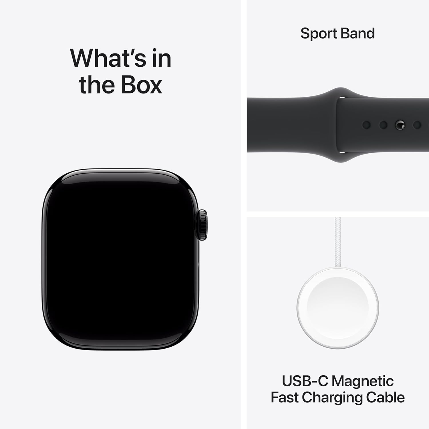 Apple Watch Series 10 [GPS 42mm case] Smartwatch with Rose Gold Aluminium Case with Light Blush Sport Band - S/M. Fitness Tracker, ECG App, Always-On Retina Display, Water Resistant