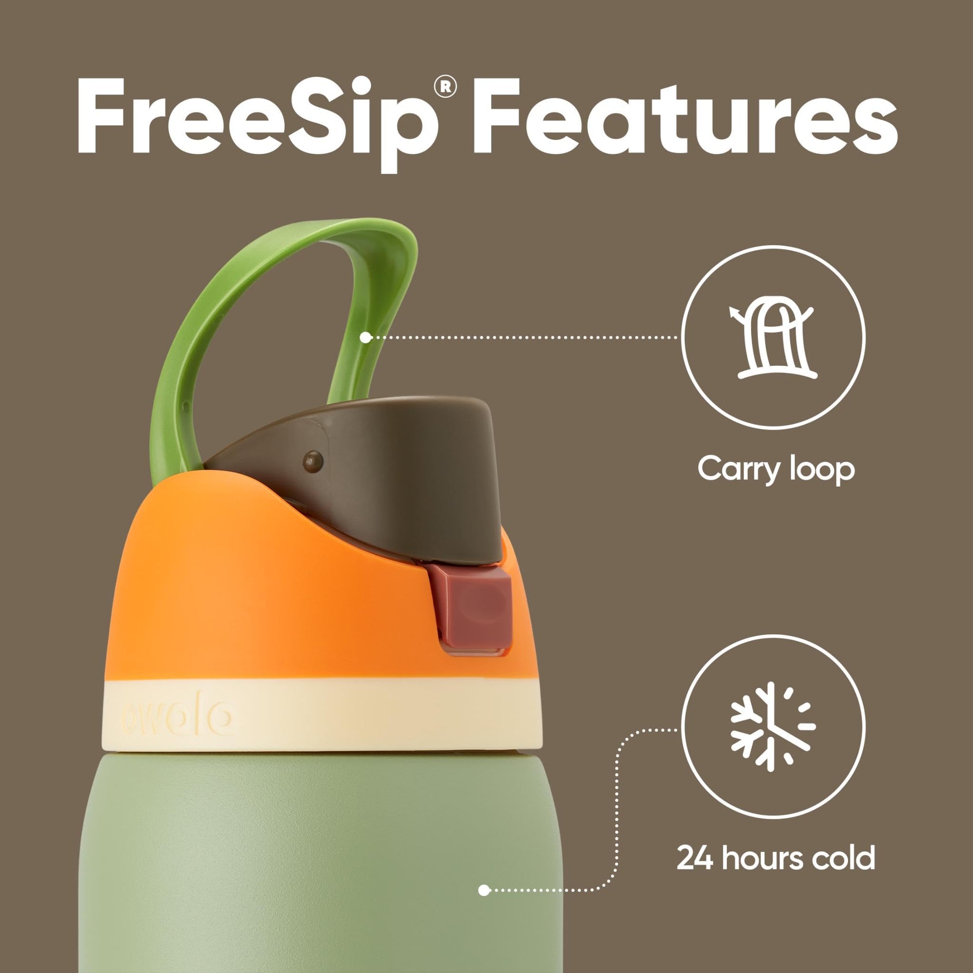 Owala Kids FreeSip Insulated Stainless Steel Water Bottle with Straw for Sports, Travel, and School, BPA-Free Sports Water Bottle, 16 oz, Celestial Sphere