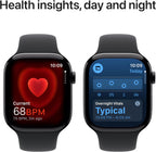 Apple Watch Series 10 [GPS 42mm case] Smartwatch with Rose Gold Aluminium Case with Light Blush Sport Band - S/M. Fitness Tracker, ECG App, Always-On Retina Display, Water Resistant