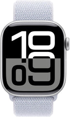 Apple Watch Series 10 [GPS 42mm case] Smartwatch with Rose Gold Aluminium Case with Light Blush Sport Band - S/M. Fitness Tracker, ECG App, Always-On Retina Display, Water Resistant