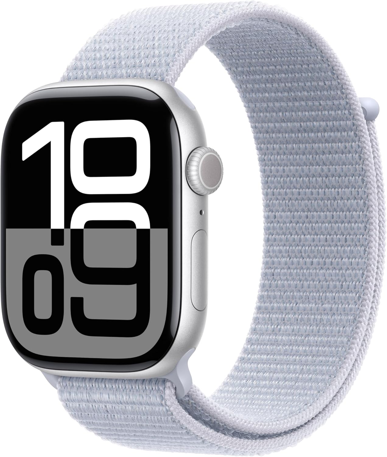 Apple Watch Series 10 [GPS 42mm case] Smartwatch with Rose Gold Aluminium Case with Light Blush Sport Band - S/M. Fitness Tracker, ECG App, Always-On Retina Display, Water Resistant