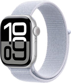 Apple Watch Series 10 [GPS 42mm case] Smartwatch with Rose Gold Aluminium Case with Light Blush Sport Band - S/M. Fitness Tracker, ECG App, Always-On Retina Display, Water Resistant