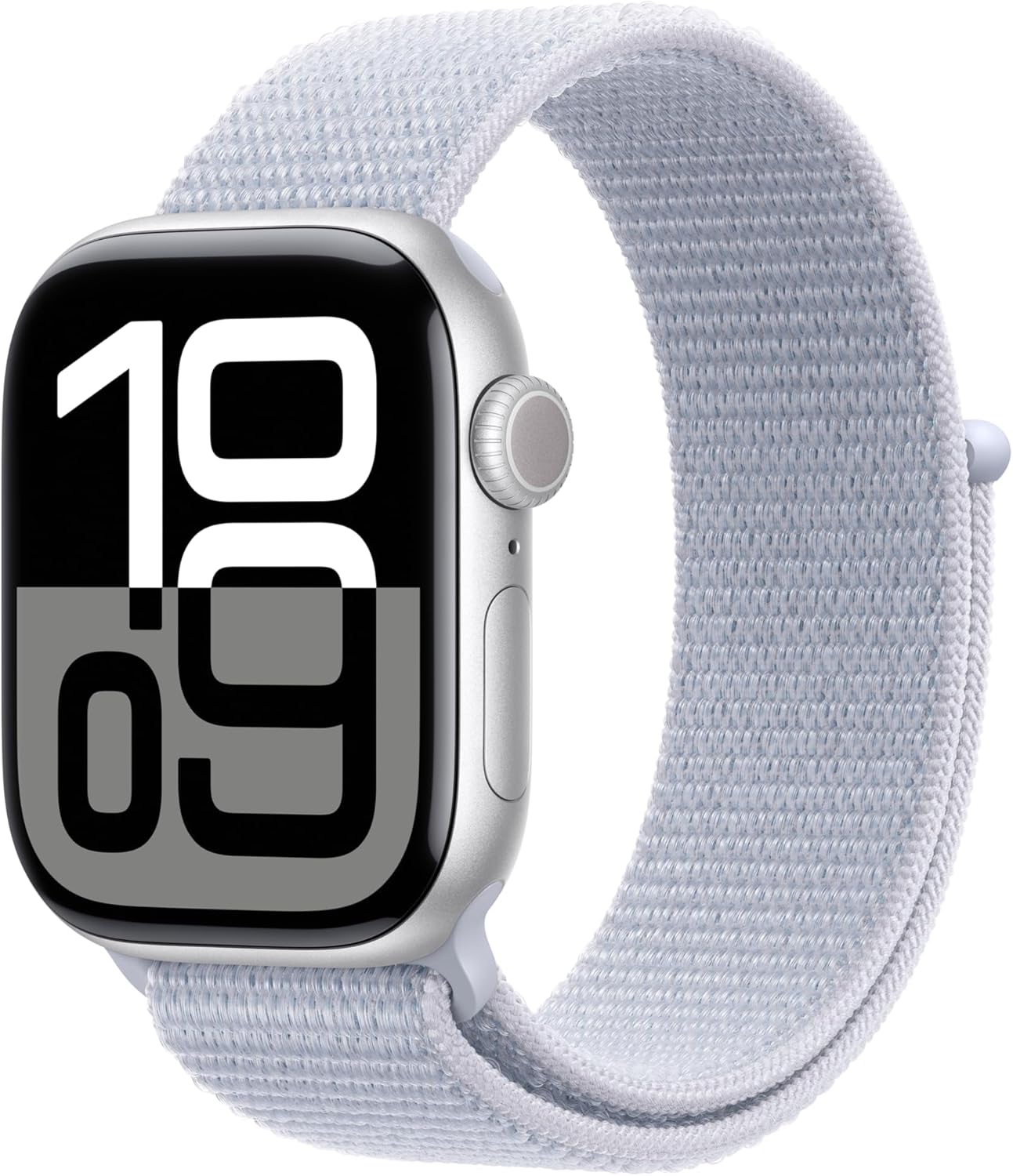Apple Watch Series 10 [GPS 42mm case] Smartwatch with Rose Gold Aluminium Case with Light Blush Sport Band - S/M. Fitness Tracker, ECG App, Always-On Retina Display, Water Resistant