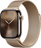 Apple Watch Series 10 [GPS 42mm case] Smartwatch with Rose Gold Aluminium Case with Light Blush Sport Band - S/M. Fitness Tracker, ECG App, Always-On Retina Display, Water Resistant