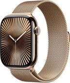 Apple Watch Series 10 [GPS 42mm case] Smartwatch with Rose Gold Aluminium Case with Light Blush Sport Band - S/M. Fitness Tracker, ECG App, Always-On Retina Display, Water Resistant
